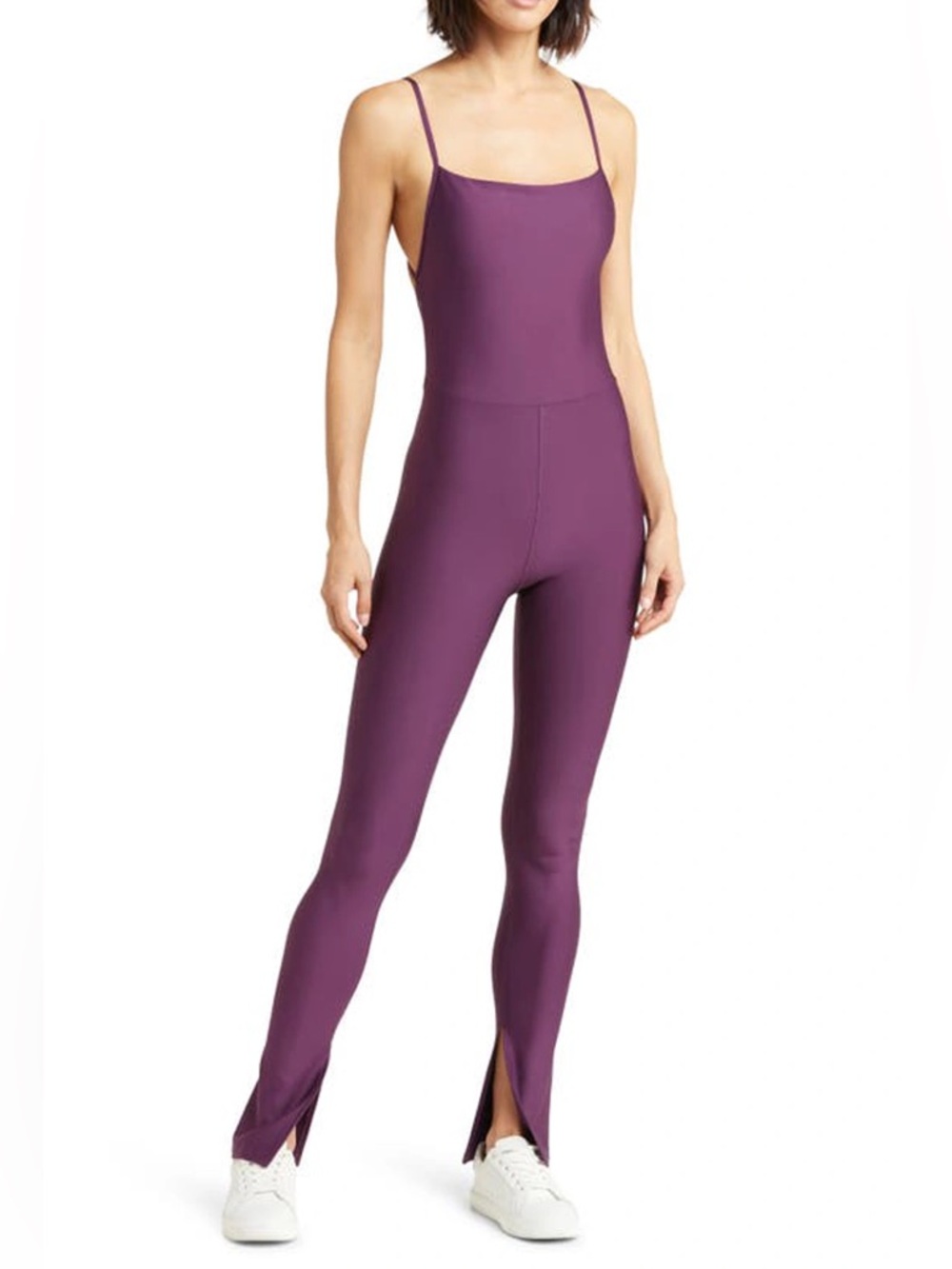 ALO Yoga Deep Purple Seamless Jumpsuit
